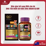 Viên nhai DHA cho bé GO KIDS DHA BRAIN IQ (Hộp 60 viên)