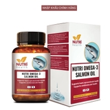 Viên Dầu Cá Hồi New Zealand Nutri Omega-3 Salmon Oil 60 Viên
