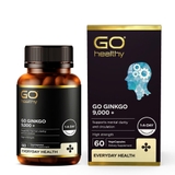Bổ Não Ginkgo New Zealand GO Ginkgo 9000+ hộp 60 viên