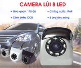 Camera lùi chống nước 8 đèn LED