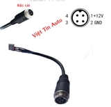 Rắc kết nối cam lùi cho màn Android M12 4PIN, rắc kết nối cam lùi ren xoắn 4 PIN