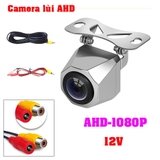 Camera lùi độ phân giải cao AHD 1080P màu bạc kiểu cánh bướm góc quay rộng 180 độ