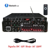 Ampli Karaoke Mini AV-MP326BT đa năng nguồn AC 220v hoặc DC 12V