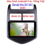 Màn hình 9 In theo xe Chervolet Aveo Chạy Android Tiếng Việt 2011-2013