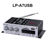 Ampli Mini 12V nghe nhạc nghe đài FM đa năng  LP-A7 USB- Kèm nguồn