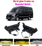 Bộ đèn Bi gầm 3 màu cho xe Solati  đèn sương mù xe Solati kèm dưỡng bắt zin