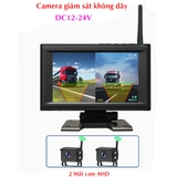 Bộ camera hành trình không dây, Camera giám sát 2 mắt AHD điện áp DC12-24V