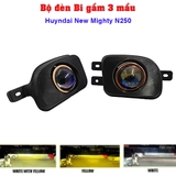 Bộ đèn Bi gầm 3 màu cho xe Tải HUYNDAI Mighty N250 kèm dưỡng bắt zin