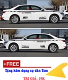 Tem dán sườn Decal dán sườn trang trí Ô tô D-349  Tặng kèm dụng cụ dán Tem