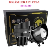 Bộ bi gầm Led 3 In CT6-3 ánh sáng trắng điện áp rộng DC12-32V