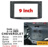 Mặt dưỡng 9 In xe Chervolet Aveo, Captiva, Gentra 2006-2012 Kèm rắc nguồn