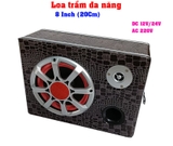 Loa nghe nhạc xe tải , xe con đa năng nguồn AC220V hoặc DC12-24V  8inch