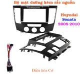 Mặt dưỡn  màn hình 9 In xe Huyndai Sonata 2008 -2010 Kèm rắc nguồn