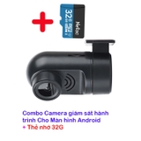 Combo Camera giám sát hành trình Mini cho Màn hình Andorid  U3 và Thẻ nhớ 32G