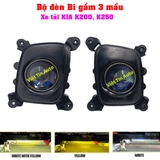 Bộ đèn Bi gầm 3 màu cho xe tải Kia  K200,  đèn gầm xe tải K250 kèm dưỡng bắt zin