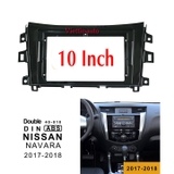 Mặt dưỡng Nissan Navara lắp màn hình 10 In 2011-2016