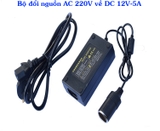 Bộ đổi nguồn AC 220V về DC 12V-5A cho ô tô