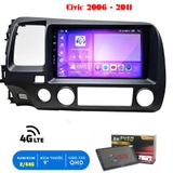 Mặt dưỡng, Bộ màn hình Android xe Civic 2006-2011
