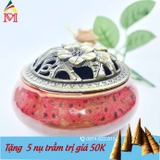 Lư Hương Đốt Trầm Gốm Sứ Cao Cấp Màu Đỏ