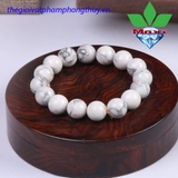 Vòng Tay Đá Howlite Trắng