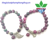 Vòng Tay Ruby Nam Phi Gắn Charm