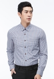 Áo sơ mi Owen Regular fit tay dài phối caro màu nâu - xanh
