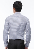 Áo sơ mi Owen Regular fit tay dài phối caro màu nâu - xanh
