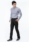 Áo sơ mi Owen Regular fit tay dài phối caro màu nâu - xanh