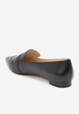 Giày búp bê Nine West mũi nhọn màu đen