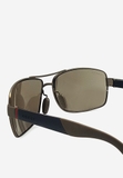 Kính mát unisex Gucci gọng vuông nâu