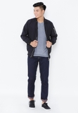 Quần jeans Tencel Novelty form basic màu xanh đen