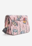 Túi đeo chéo Furla Metropolis Mini Crossbody 881454 họa tiết màu hồng nhạt