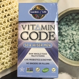 Viên uống vitamin tổng hợp dành cho nam trên 50 - Vitamin Code 50 & wiser men - Garden of Life