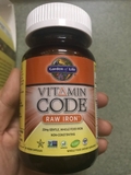 Viên uống Sắt tươi Vitamin Code RAW Iron