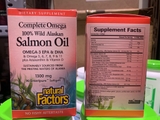 OMEGA TỔNG HỢP TỪ DẦU CÁ HỒI HOANG DÃ OMEGACOMPLETE SALMON OIL NATURAL FACTORS