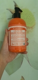 SỮA TẮM GỘI HỮU CƠ DR BRONNER 4 IN 1 (ORGANIC SUGAR SOAP) 355ML