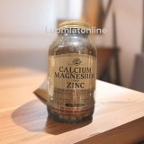 BỔ SUNG CANXI CALCIUM MAGNESIUM PLUS ZINC SOLGAR