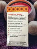 VIÊN UỐNG BỔ SUNG VITAMIN D3 TƯƠI - VITAMIN CODE - GARDEN OF LIFE