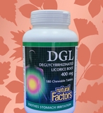 VIÊN DGL CHIẾT XUẤT CAM THẢO HỖ TRỢ ĐIỀU TRỊ LOÉT DẠ DÀY - NATURAL FACTORS