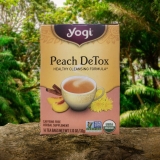 TRÀ HỮU CƠ YOGI HỖ TRỢ THẢI ĐỘC PEACH DETOX