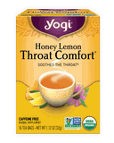 TRÀ HỮU CƠ YOGI GIÚP LÀM DỊU CỔ HỌNG THROAT COMFORT