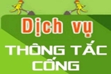 thông tắc cống tại quận ba đình