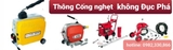 thông cống nghẹt không đục phá
