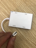 Cáp Type  USB 3.1-C to HDMI + VGA+USB+DVI