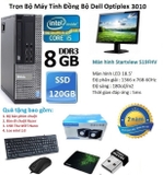 Bộ Máy Tính Đồng Bộ Dell Optiplex 3010 ( Core i5 / 8G / SSD 120GB ) Và Màn Hình 18,5inch,Tặng Bàn phím chuột , USB wifi , Bàn di chuột , Loa mini 2.0