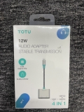 CÁP CHUYỂN TOTU LIGHTNING THÀNH LIGHTNING VÀ ĐẦU 3.5MM AD-2