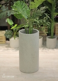 Chậu xi măng trụ ống trồng cây LanDecor - CXM028