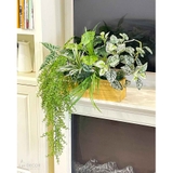 Bồn Cây Giả Decor- Bồn Cây Giả Decor Nhà Phong Cách Hiện Đại (70X40X40CM)- BC190