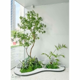 BỒN RÊU CÂY LINH SƠN TRANG TRÍ BAN CÔNG HIỆN ĐẠI - RC038