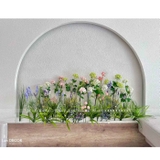 Bồn hoa tú cầu trang trí mảng tường độc đáo (1m2x20cmx55cm)- CC923
